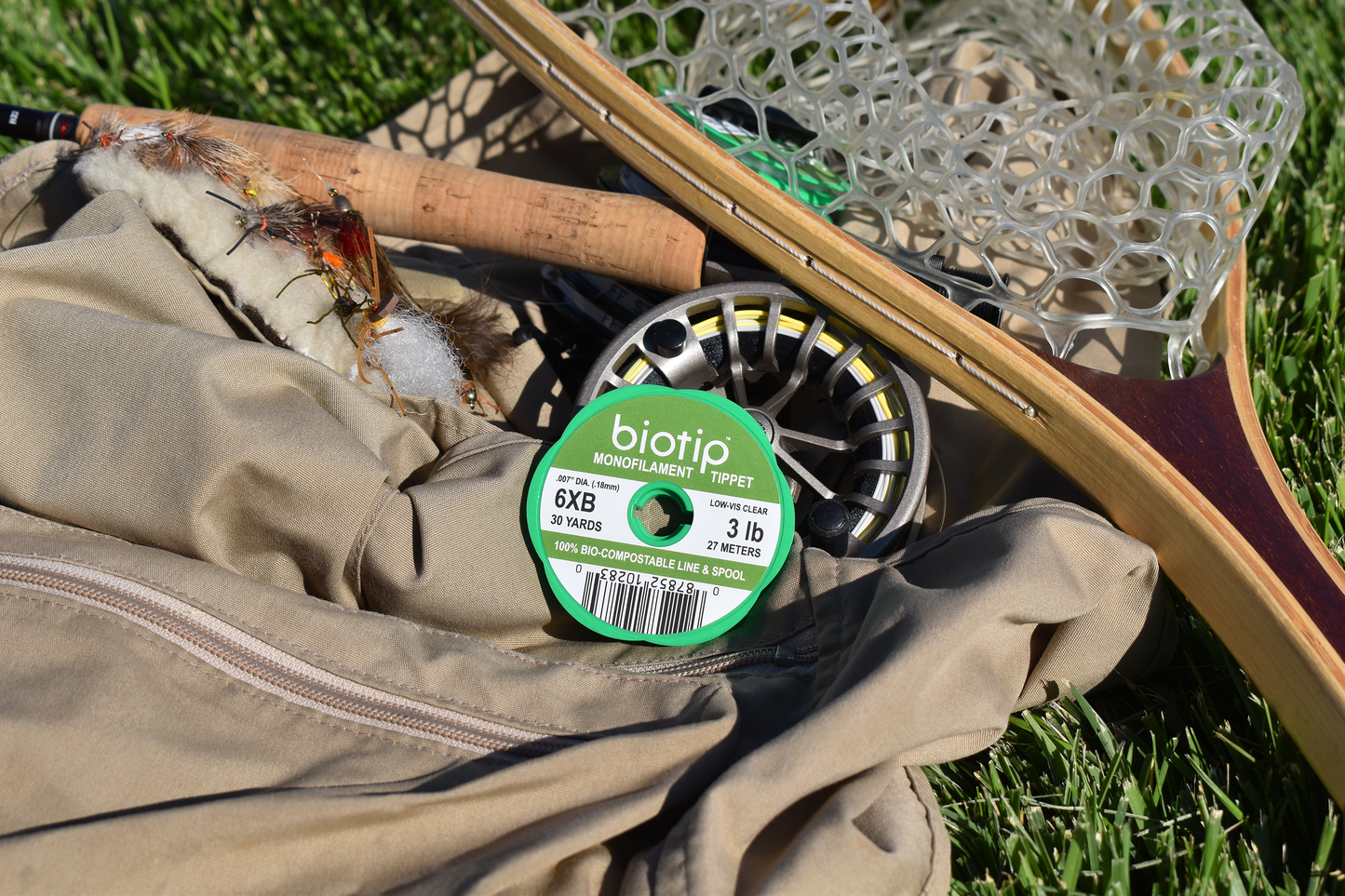 6XB - 3 lb (1.4 kg) Biodegradable Tippet